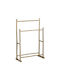 Atmosphera Double Wall-Mounted Bathroom Freestanding Towel Rack ​68x100cm Silver