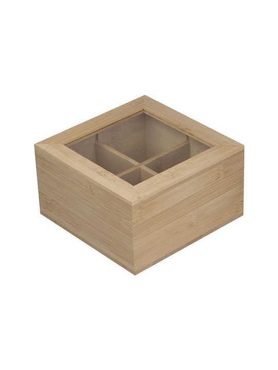 Macma Werbeatrikel Διακοσμητικό Κουτί Γυάλινο 15x15x8.4cm