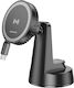 Borofone Holder Car Mobile Mount with Magnet and Wireless Charging Black
