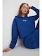 Hugo Boss Women's Hooded Sweatshirt Blue