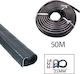Rubbersealing Strip Protections for Car Doors 50m x 50m Black