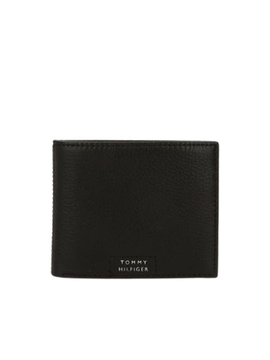 Tommy Hilfiger Men's Leather Card Wallet Black