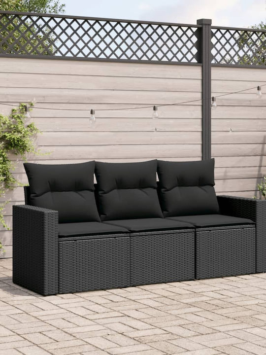 Tree-Seater Sofa Outdoor Rattan with Pillows 179x62x85cm