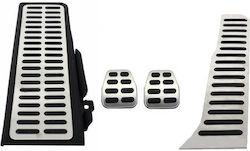 Lampa Car Footrest Board for VW / Skoda / Seat Golf / Scirocco / Sharan / Caddy / Octavia / Leon / Toledo Aluminum Silver 4pcs
