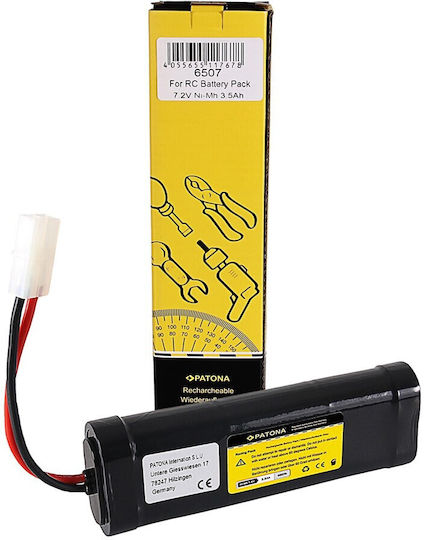 Patona Ni-MH Batterie 7.2V 3500mAh für RC-Fahrzeug 2 Stück