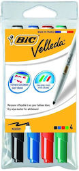 Bic Whiteboard Markers Black 4pcs