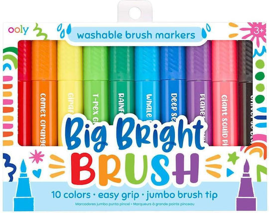 Ooly Zeichenmarker Big Bright Brush 10Stück