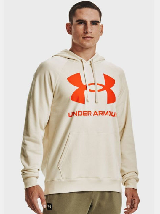 Under Armour Rival Sweatshirt mit Kapuze Beiges
