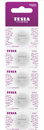 Tesla Batteries Батерии Литий За часовници CR2032 5бр