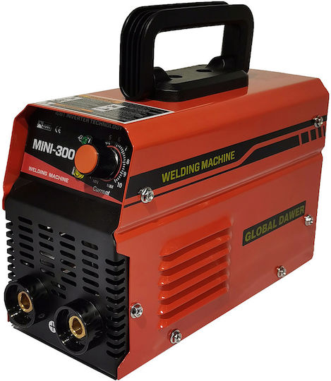 Global Mini 300 Ηλεκτροκόλληση Inverter MMA με Μέγιστο Ρεύμα Συγκόλλησης 300A και Κύκλο Εργασίας 60%