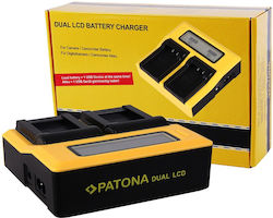 Patona Double Battery Charger Compatible with Panasonic