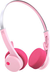 Defunc Freestyle M1204 Bluetooth Wireless On Ear Headphones with 22hours hours of operation Pink