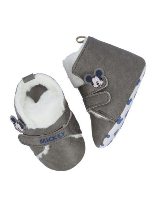 Disney Baby Booties Gray