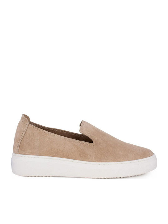 Komis & Komis Δερμάτινα Γυναικεία Loafers σε Κα...