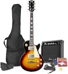MAX SOGUT946 Electric Guitar ST Style with Case Brown