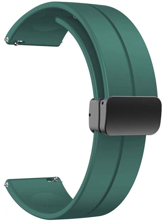 Diloy Straps Καουτσούκ Λουράκι Πράσινο 22mm