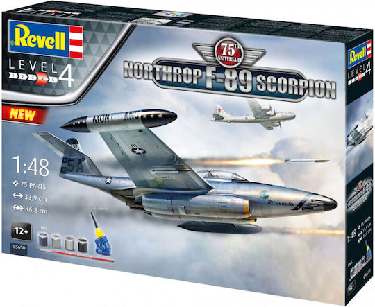 Revell Modeling Figure 75 Pieces in Scale 1:48 with Glue and Paints