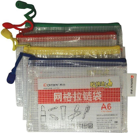 Next Folder Transparent with Zipper for Paper A6