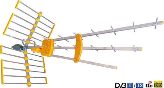 Findersat Εξωτερική Κεραία Τηλεόρασης (δεν απαιτεί τροφοδοσία) Σύνδεση με Ομοαξονικό (Coaxial) Καλώδιο
