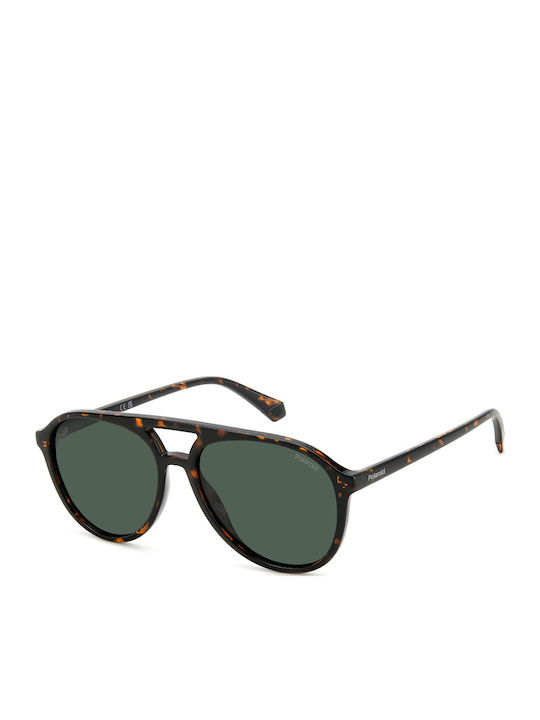 Polaroid Men's Sunglasses with Brown Tartaruga ...