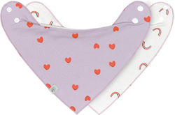 Laessig Bib Fabric Lavender 2pcs