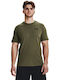 Under Armour Men's Athletic T-shirt Short Sleeve Green
