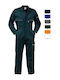 Work Coveralls Full Body Cotton Navy Blue