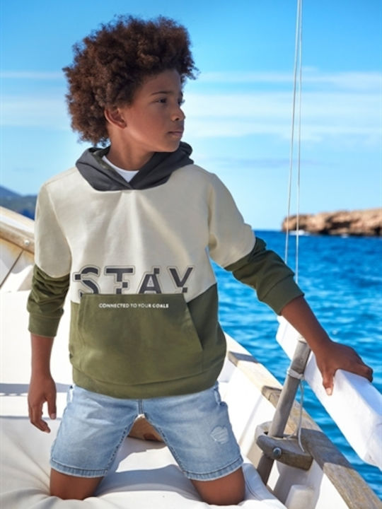 Mayoral Kids Sweatshirt with Hood and Pockets K...