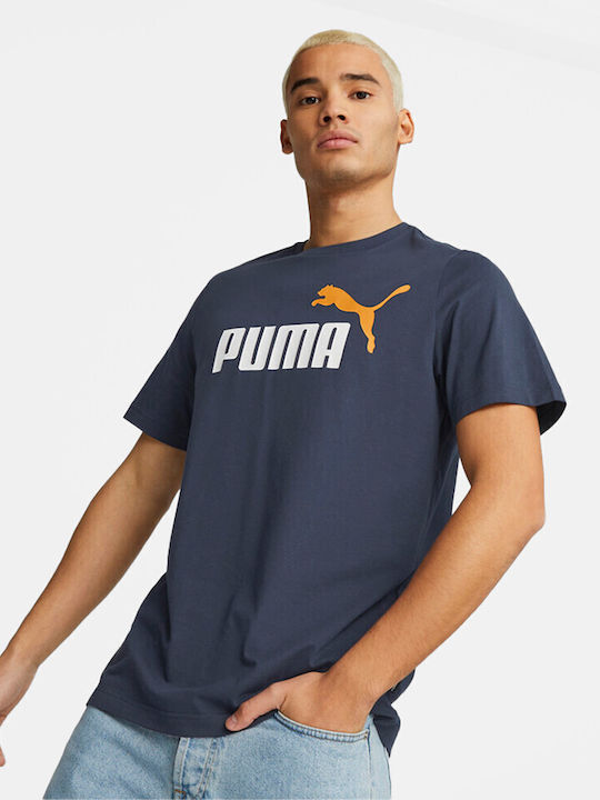 Puma Men's Short Sleeve T-shirt Navy