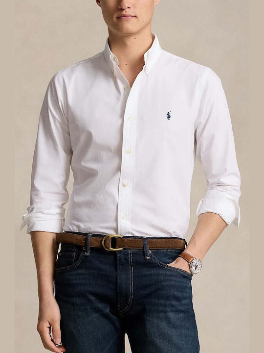 Ralph Lauren Men's Shirt Long-sleeved White