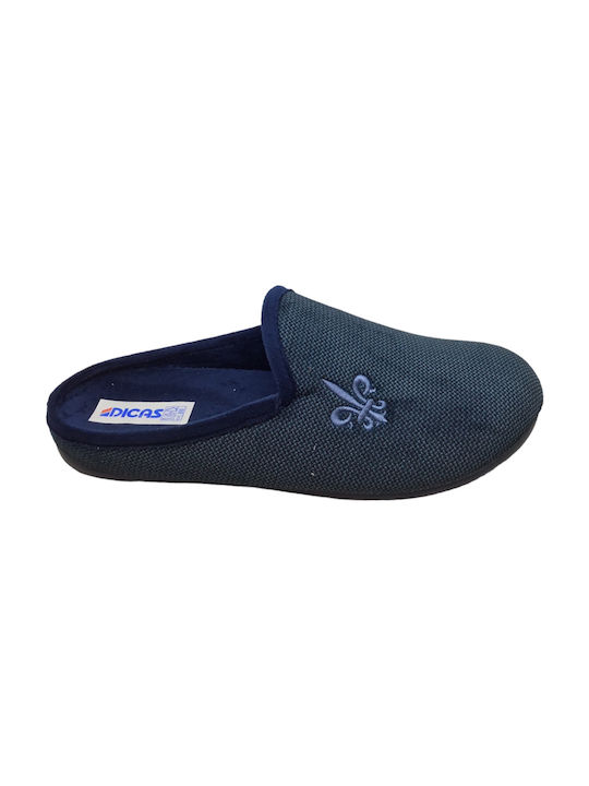 Dicas Men's Slipper Blue