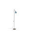 Faro Barcelona Studio Floor Lamp H132.5xW22cm. with Socket for Bulb E14 Blue