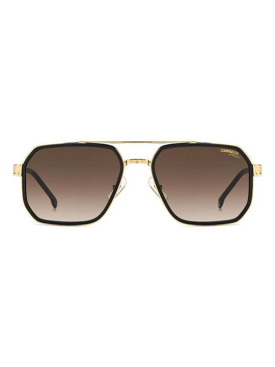 Carrera Sunglasses with Gold Metal Frame and Brown Gradient Lens 1069/S I46/86