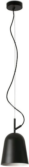 Faro Barcelona Deckenleuchte 18.2cm Schwarz mit Fassung E14