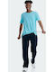 Sweatpants without Elastic Blue