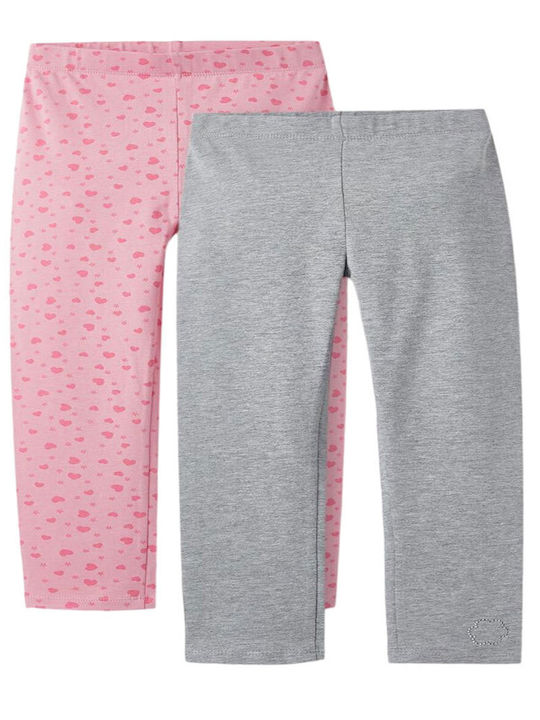 Zippy Set de Leggings pentru Copii Lungi Pink/Grey