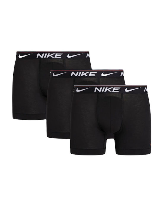 Nike Boxeri pentru bărbați Negre 3Pachet