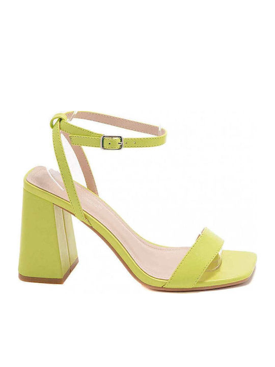 Ideal Shoes Sandalen Gelb