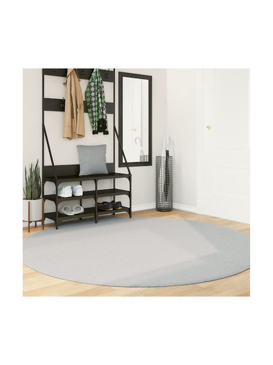 vidaXL Huarte Teppich Rund Grey