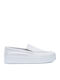 Δερμάτινα Γυναικεία Loafers σε Λευκό Χρώμα