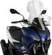 Puig Sport Motorcycle Windshield & Windscreen Transparent Visor for Yamaha SR 21482W
