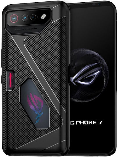 Asus Back Cover Πλαστικό / Σιλικόνης Μαύρο (Realme 7 5G)
