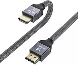 Wozinsky HDMI 2.1 Cable HDMI male - HDMI male 1m Γκρι