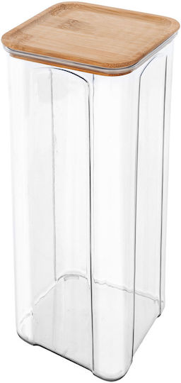 Estia ESSENTIALS Ваза за Обща Употреба с Капак Пластмасова Прозрачна 1700ml