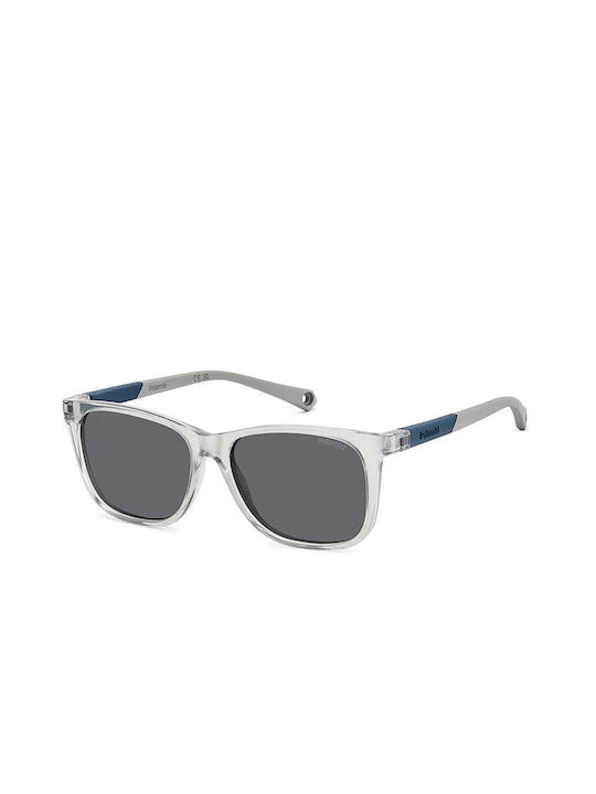 Polaroid Sunglasses with Transparent Plastic Fr...