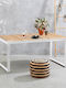 Tisch Stabil Poseidon White 150x82x75cm