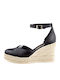 Women's Platform Espadrilles Black