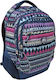 Titanum Schulranzen Rucksack für Junior High-High School mit Flaschenhalter Blau 20lt 33 x 18 x 44cm