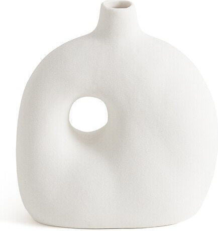 La Redoute Interieurs Vase Keramik Weiß 15,2x16cm
