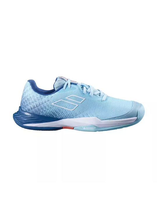 Babolat Kids Sports Shoes Tennis Jet Mach 3 Clay Light Blue